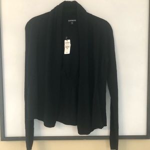 Express Ribbed Sweater Black Size Medium NEW